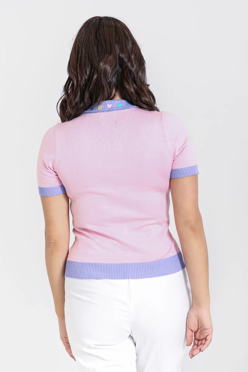 Hell Bunny Tops|Knitwear>Lollie Top Pink