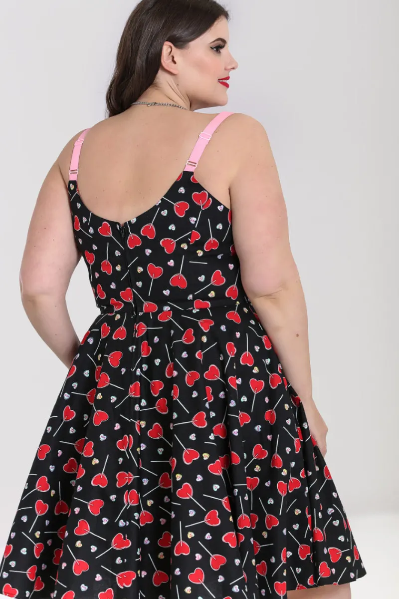 Hell Bunny Dresses|Dresses>Lollies Mid Dress Black