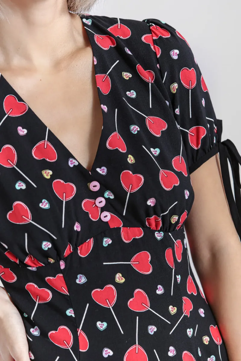 Hell Bunny Dresses|Dresses>Lollies Mini Dress Black
