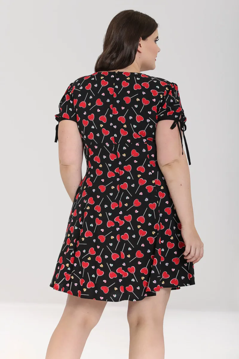 Hell Bunny Dresses|Dresses>Lollies Mini Dress Black