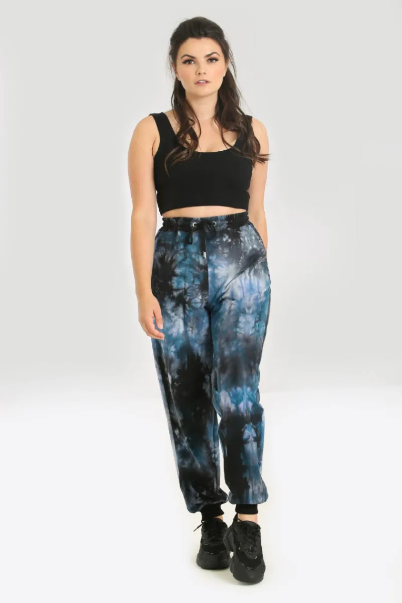 Hell Bunny Trousers & Shorts|Trousers & Shorts>Lost Joggers Navy