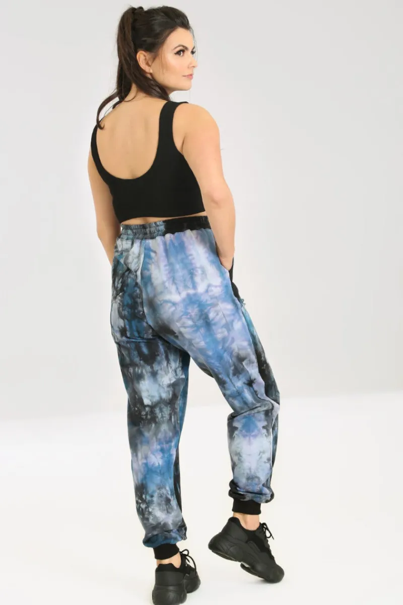 Hell Bunny Trousers & Shorts|Trousers & Shorts>Lost Joggers Navy
