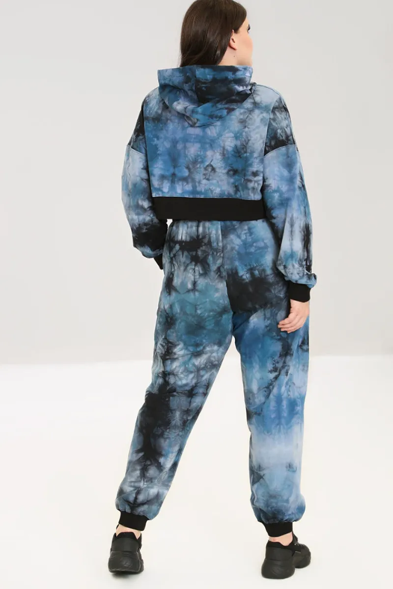 Hell Bunny Trousers & Shorts|Trousers & Shorts>Lost Joggers Navy