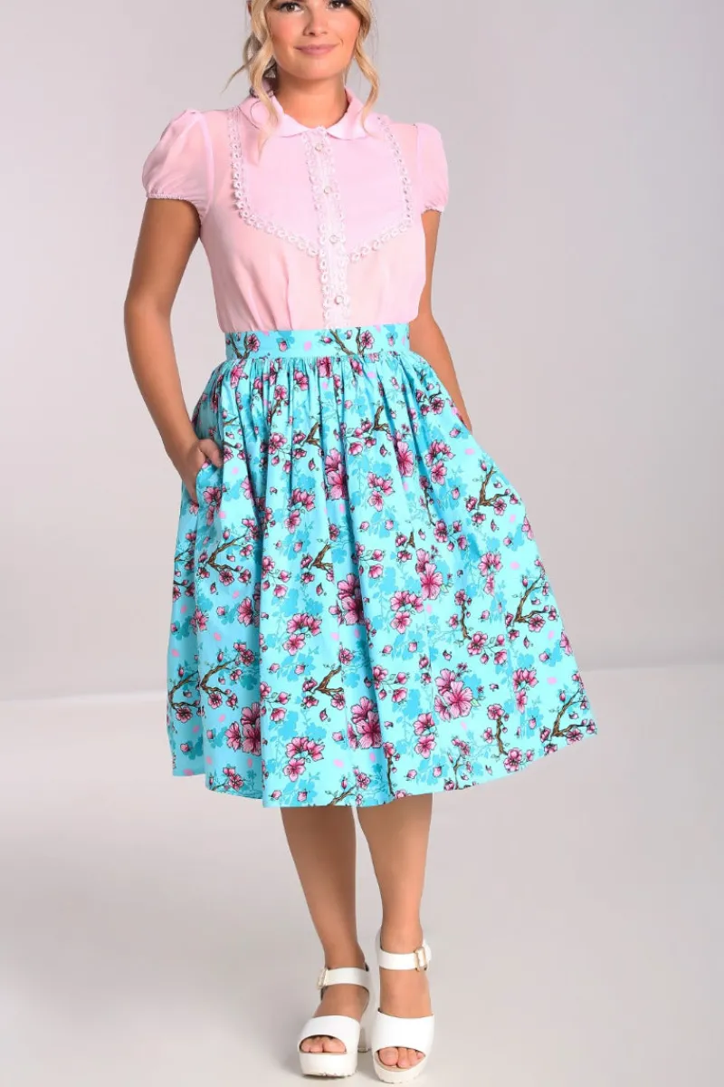 Hell Bunny Skirts|Skirts>Louella Skirt Aqua