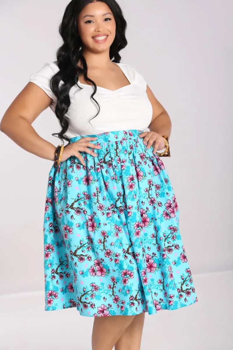 Hell Bunny Skirts|Skirts>Louella Skirt Aqua