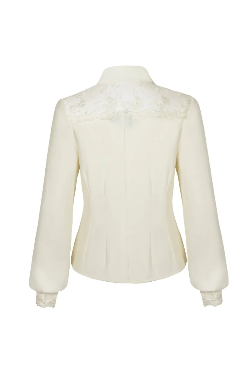 Hell Bunny Tops|Blouses>Lucille Blouse Ivory