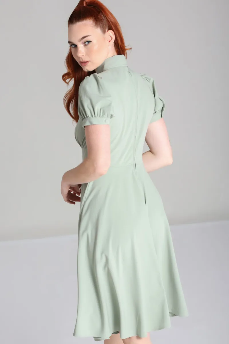 Hell Bunny Dresses|Midi Dresses>Maddy Dress Green