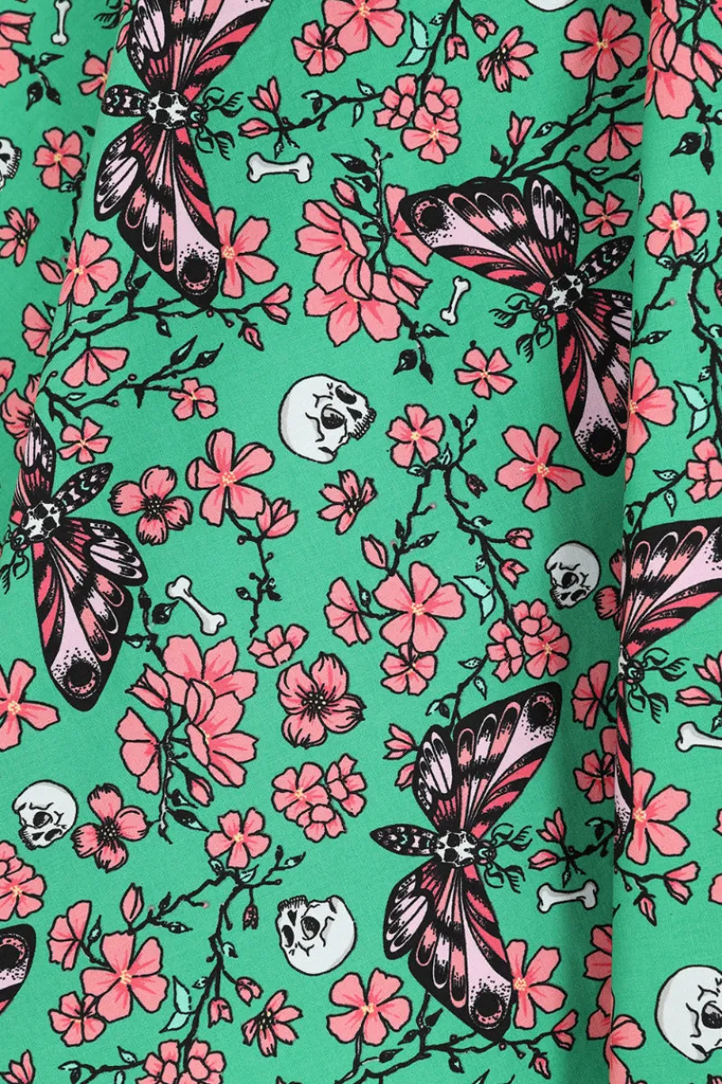 Hell Bunny Skirts|Skirts>Madilynn 50's Skirt Green