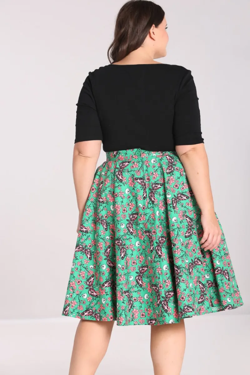 Hell Bunny Skirts|Skirts>Madilynn 50's Skirt Green