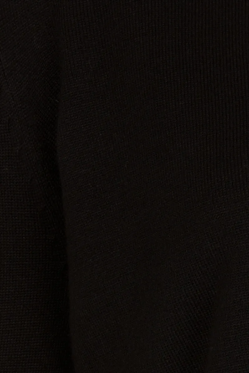 Hell Bunny Tops|Knitwear>Maggie Bolero Black