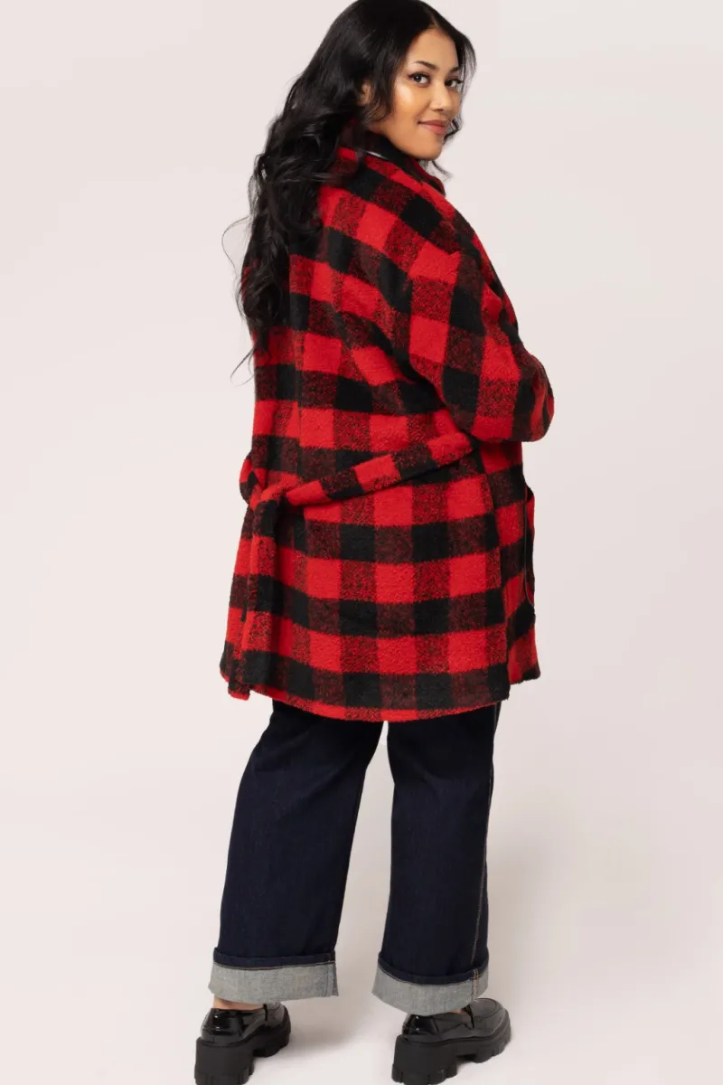 Hell Bunny Coats & Jackets|Coats & Jackets>Manhattan Coat Black/Red