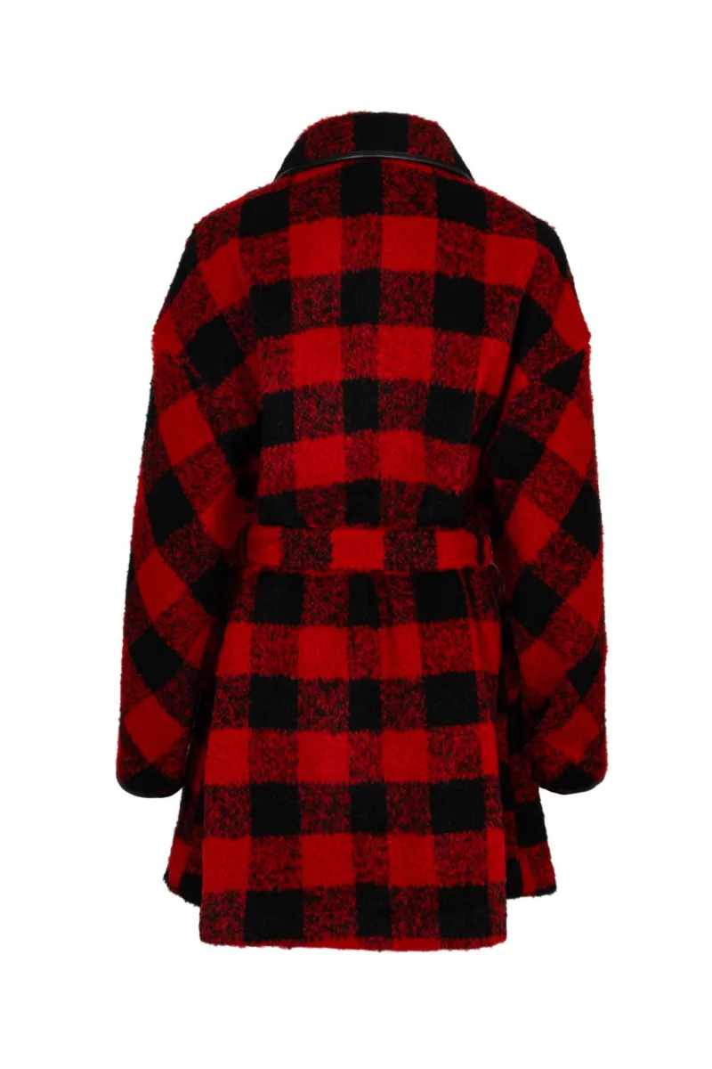 Hell Bunny Coats & Jackets|Coats & Jackets>Manhattan Coat Black/Red