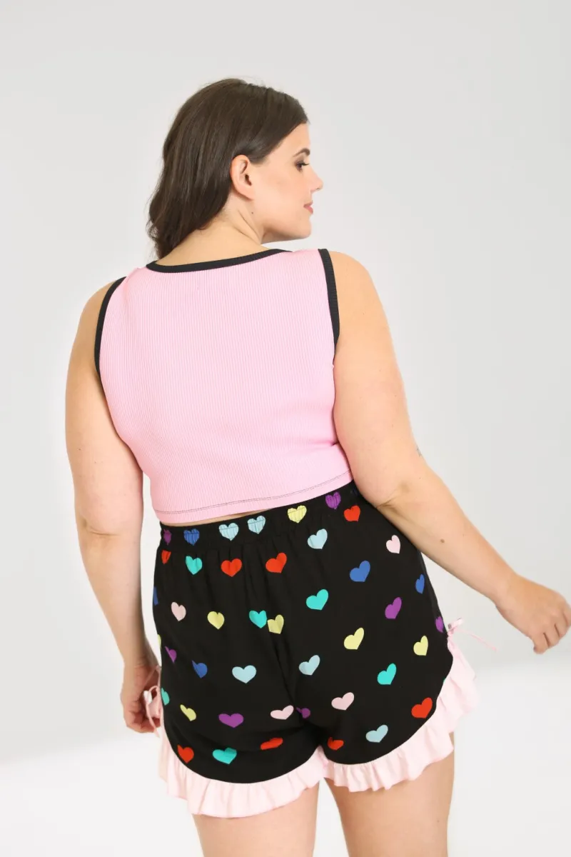 Hell Bunny Tops|Knitwear>Mimi Crop Top MultiColour