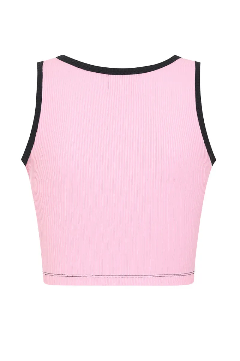 Hell Bunny Tops|Knitwear>Mimi Crop Top MultiColour