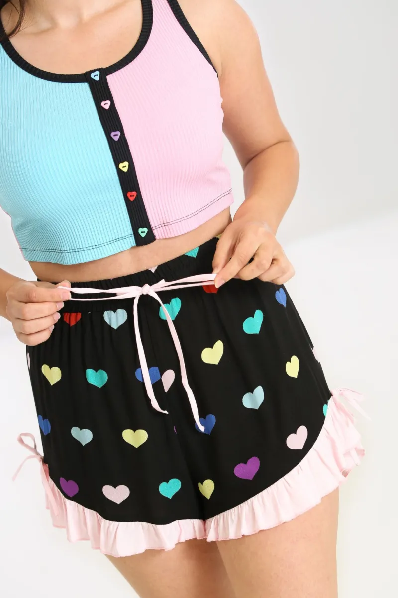 Hell Bunny Trousers & Shorts|Trousers & Shorts>Mimi Shorts Black