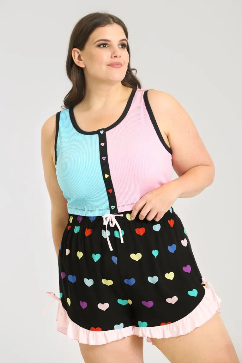 Hell Bunny Trousers & Shorts|Trousers & Shorts>Mimi Shorts Black