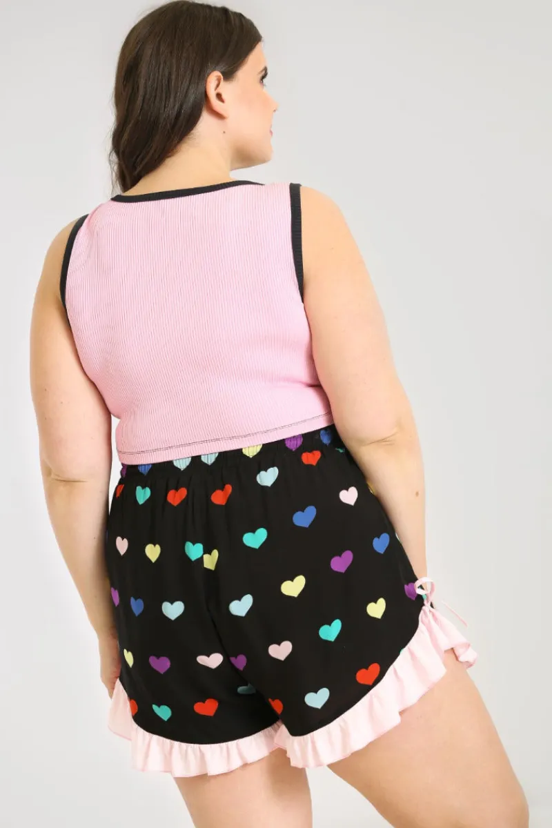 Hell Bunny Trousers & Shorts|Trousers & Shorts>Mimi Shorts Black