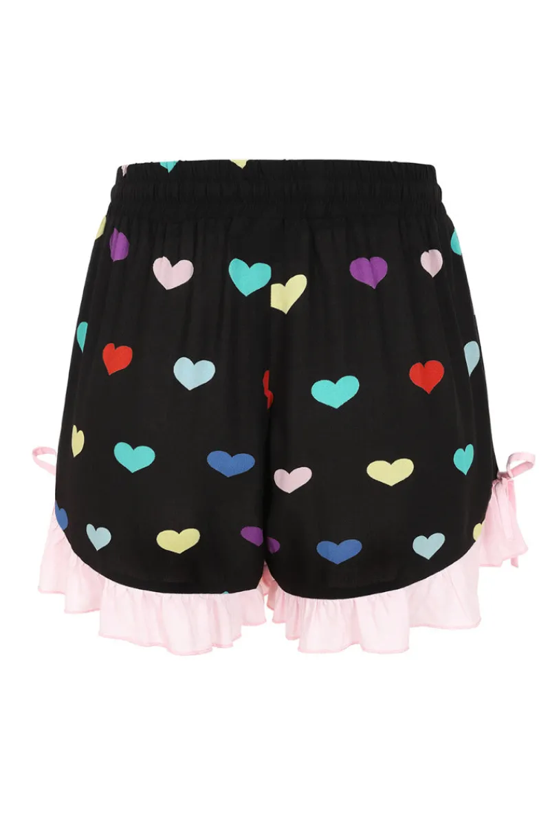 Hell Bunny Trousers & Shorts|Trousers & Shorts>Mimi Shorts Black
