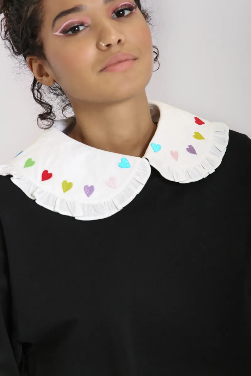 Hell Bunny Tops|Knitwear>Mimi Sweatshirt Black