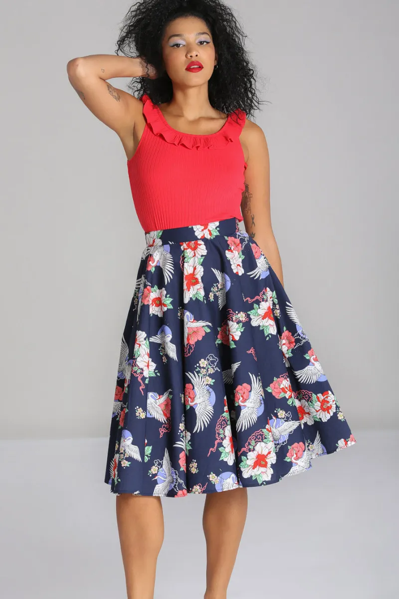Hell Bunny Skirts|Skirts>Misa Skirt Navy