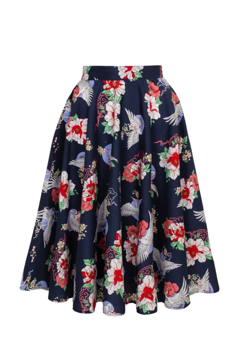 Hell Bunny Skirts|Skirts>Misa Skirt Navy