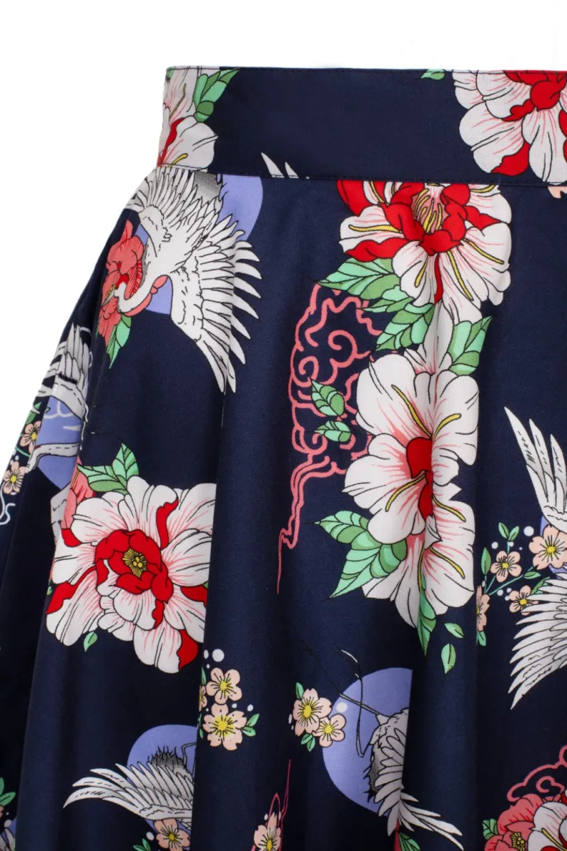 Hell Bunny Skirts|Skirts>Misa Skirt Navy
