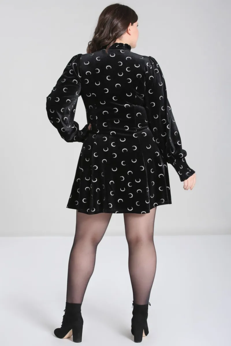 Hell Bunny Mini Dresses|Dresses>Misty Moon Dress Black