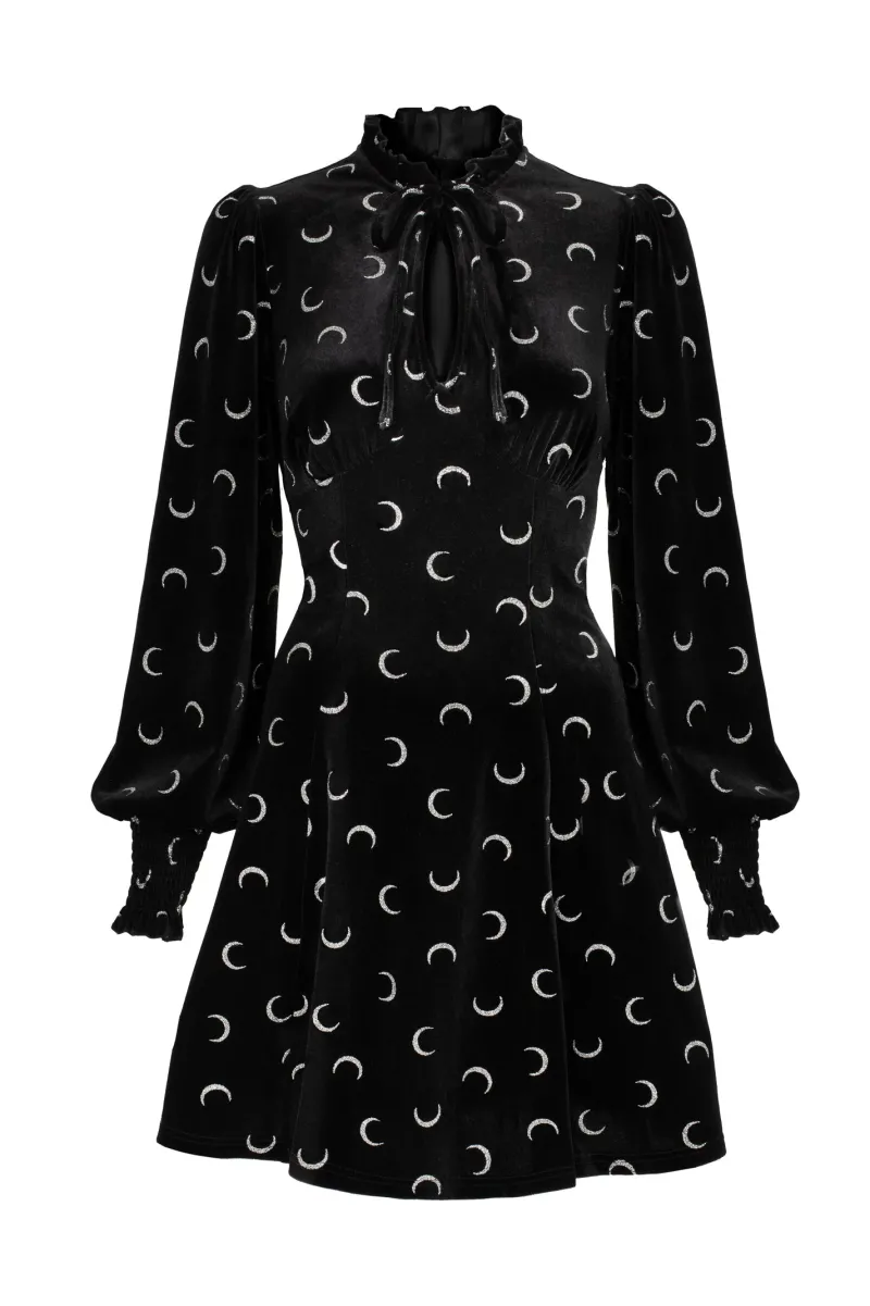 Hell Bunny Mini Dresses|Dresses>Misty Moon Dress Black