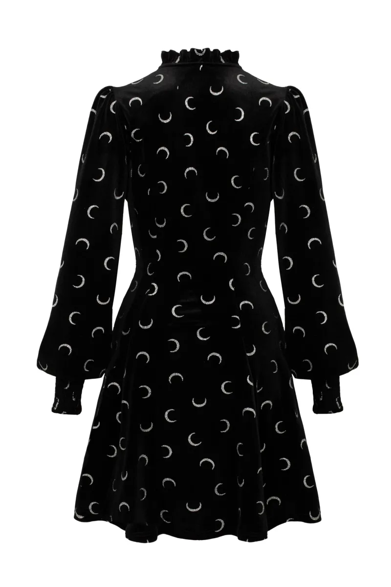 Hell Bunny Mini Dresses|Dresses>Misty Moon Dress Black