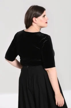 Hell Bunny Tops|Tops>Morticia Top Black