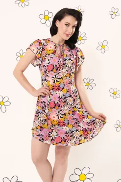 Hell Bunny Dresses>Nadine Mini Dress MultiColour