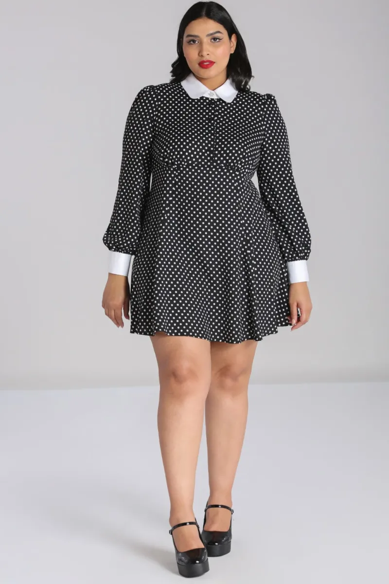 Hell Bunny Dresses>Naomi Dress Black/White