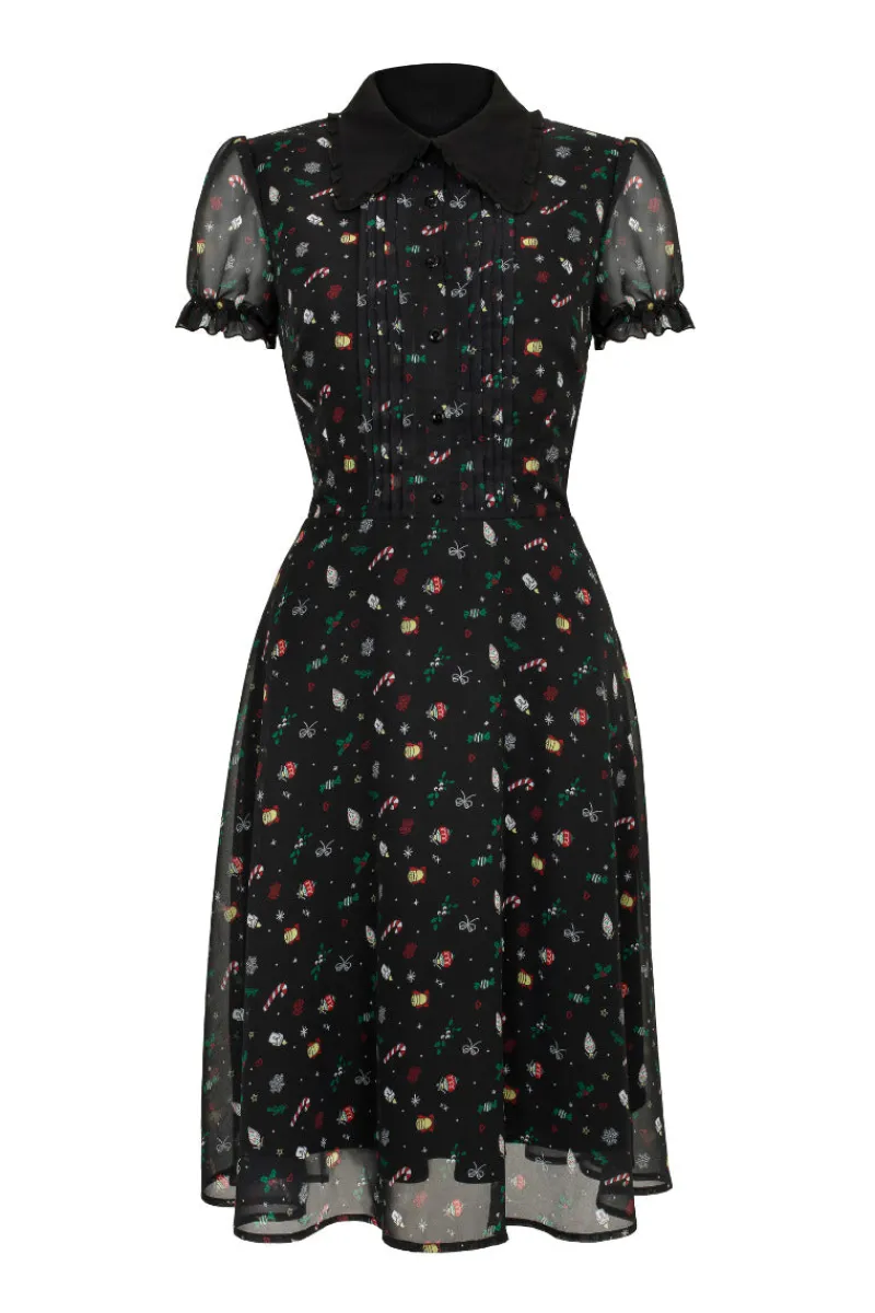 Hell Bunny Dresses|Dresses>Natalie Midi Dress Black
