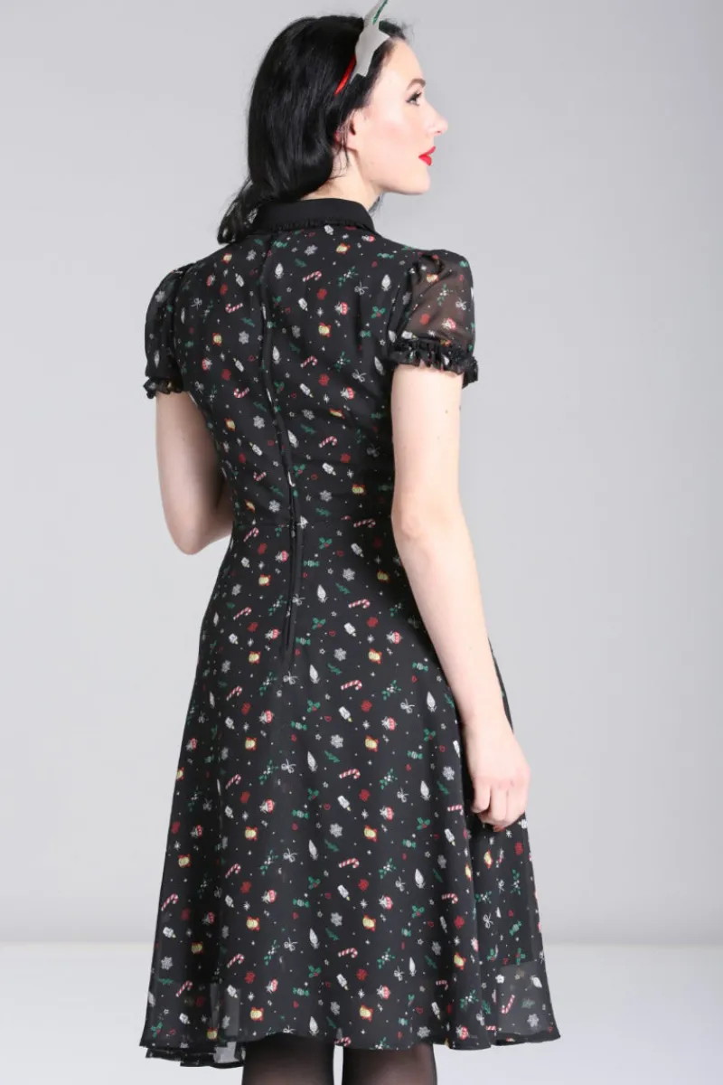 Hell Bunny Dresses|Dresses>Natalie Midi Dress Black