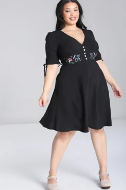 Hell Bunny Vintage Dresses|Dresses>Natura Dress Black