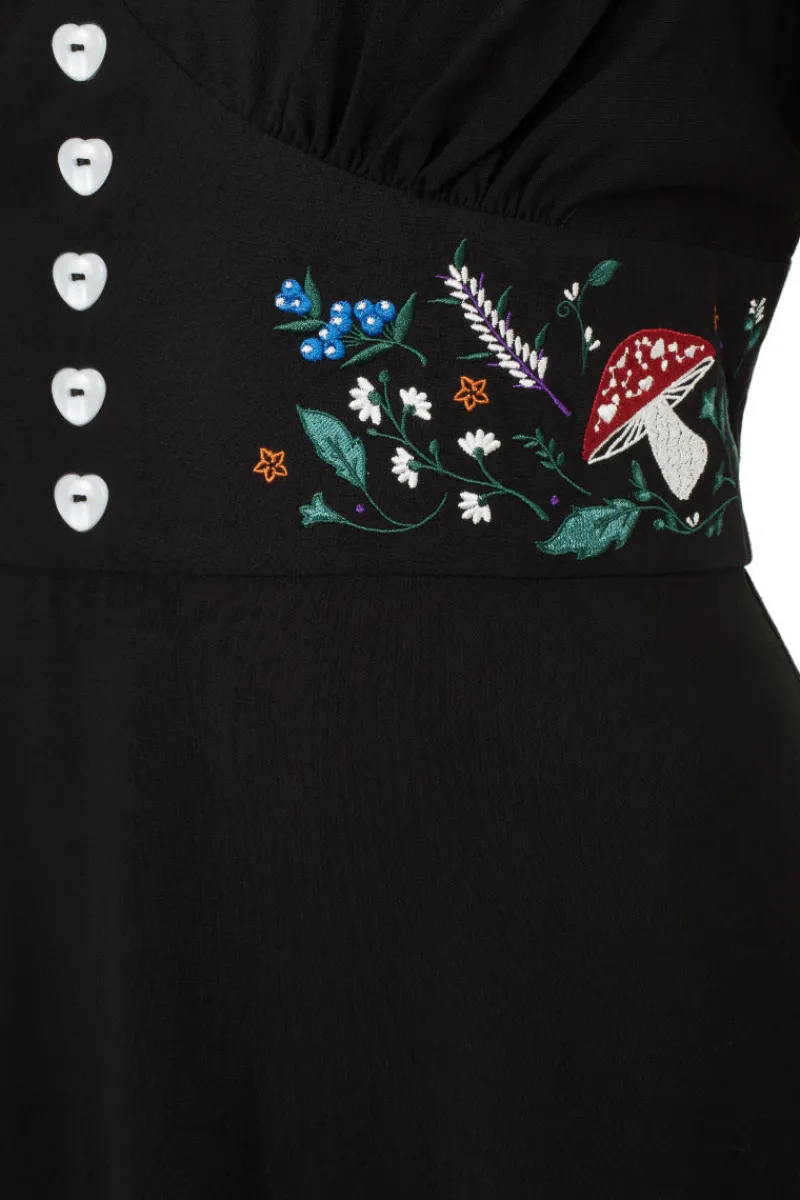 Hell Bunny Vintage Dresses|Dresses>Natura Dress Black