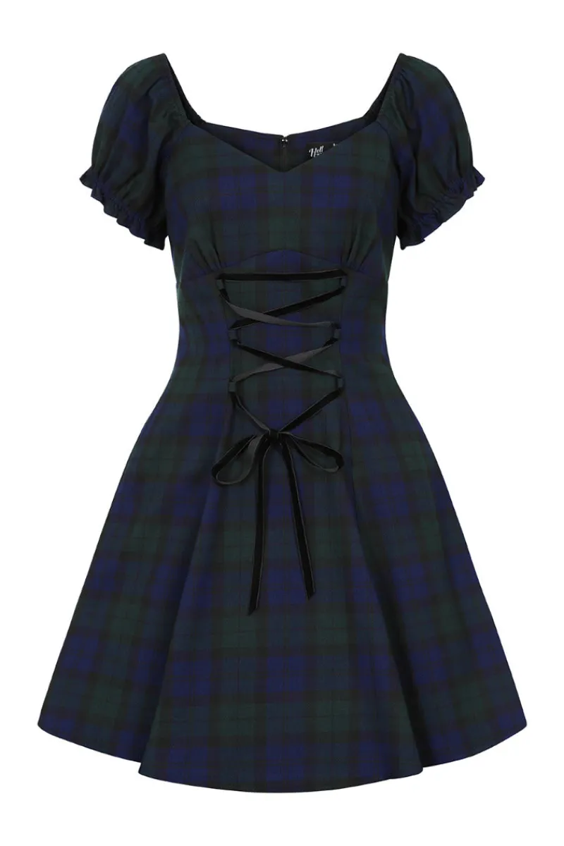 Hell Bunny Dresses|Dresses>Nora Mini Dress DublinTartan