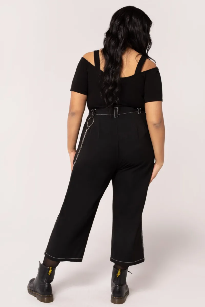 Hell Bunny Trousers & Shorts|Trousers & Shorts>Obsidian Trousers Black
