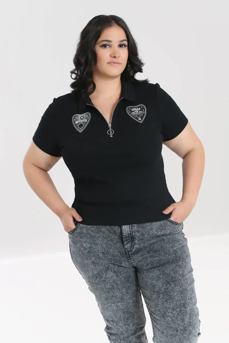 Hell Bunny Tops|Tops>Oculus Top Black