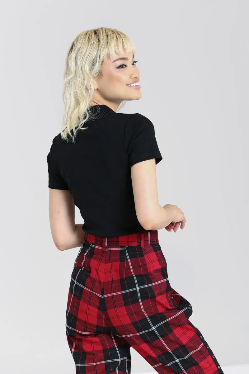Hell Bunny Tops|Tops>Oculus Top Black