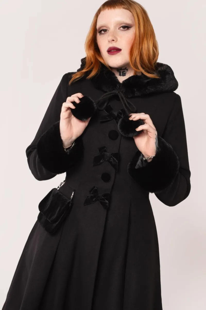 Hell Bunny Coats & Jackets|Coats & Jackets>Oita Coat Black