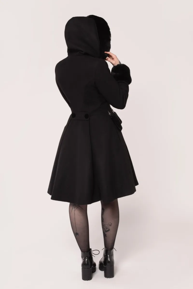 Hell Bunny Coats & Jackets|Coats & Jackets>Oita Coat Black