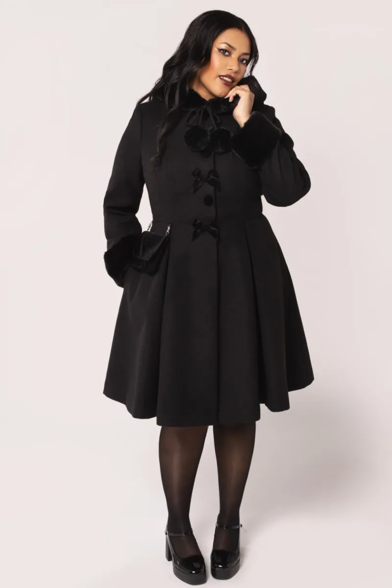 Hell Bunny Coats & Jackets|Coats & Jackets>Oita Coat Black