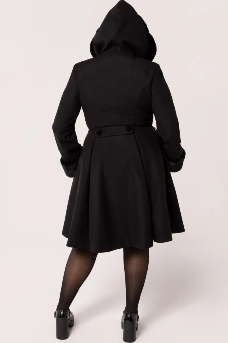 Hell Bunny Coats & Jackets|Coats & Jackets>Oita Coat Black