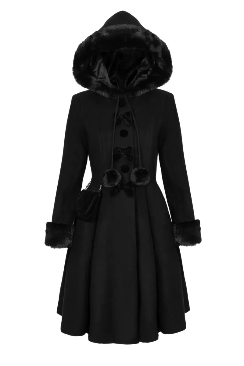 Hell Bunny Coats & Jackets|Coats & Jackets>Oita Coat Black