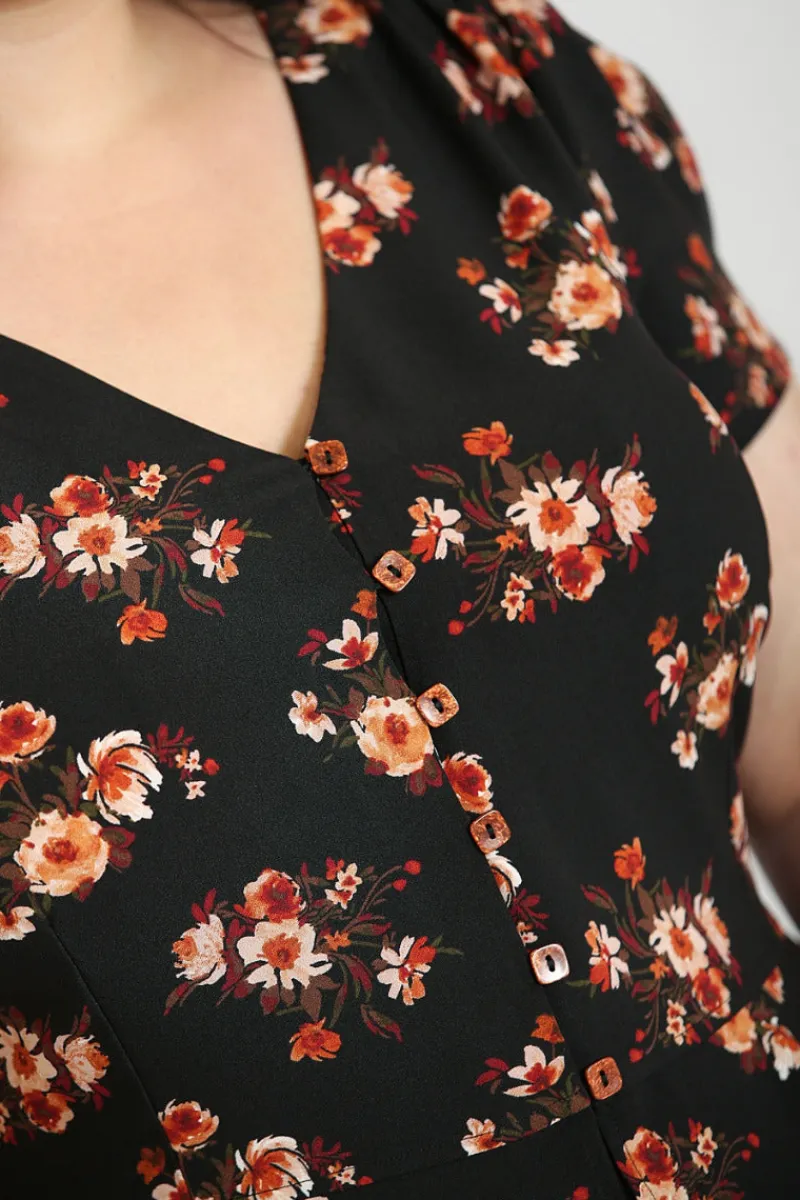 Hell Bunny Tops|Blouses>Orla Blouse Black