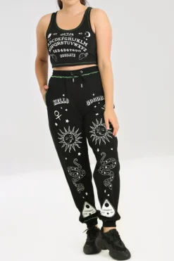 Hell Bunny Trousers & Shorts|Trousers & Shorts>Ouija Joggers Black