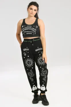 Hell Bunny Trousers & Shorts|Trousers & Shorts>Ouija Joggers Black