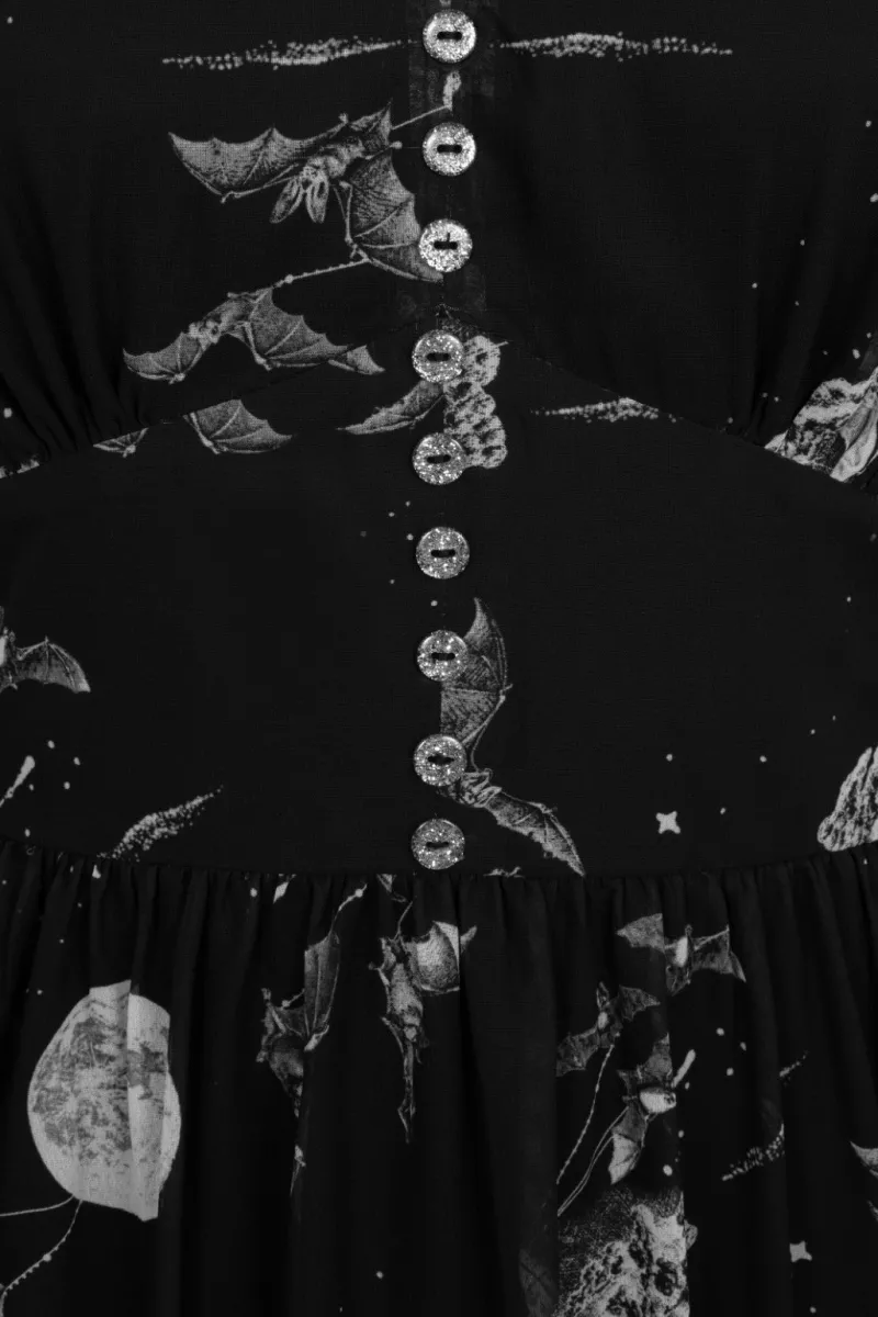 Hell Bunny Dresses|Midi Dresses>Over The Moon Dress Black