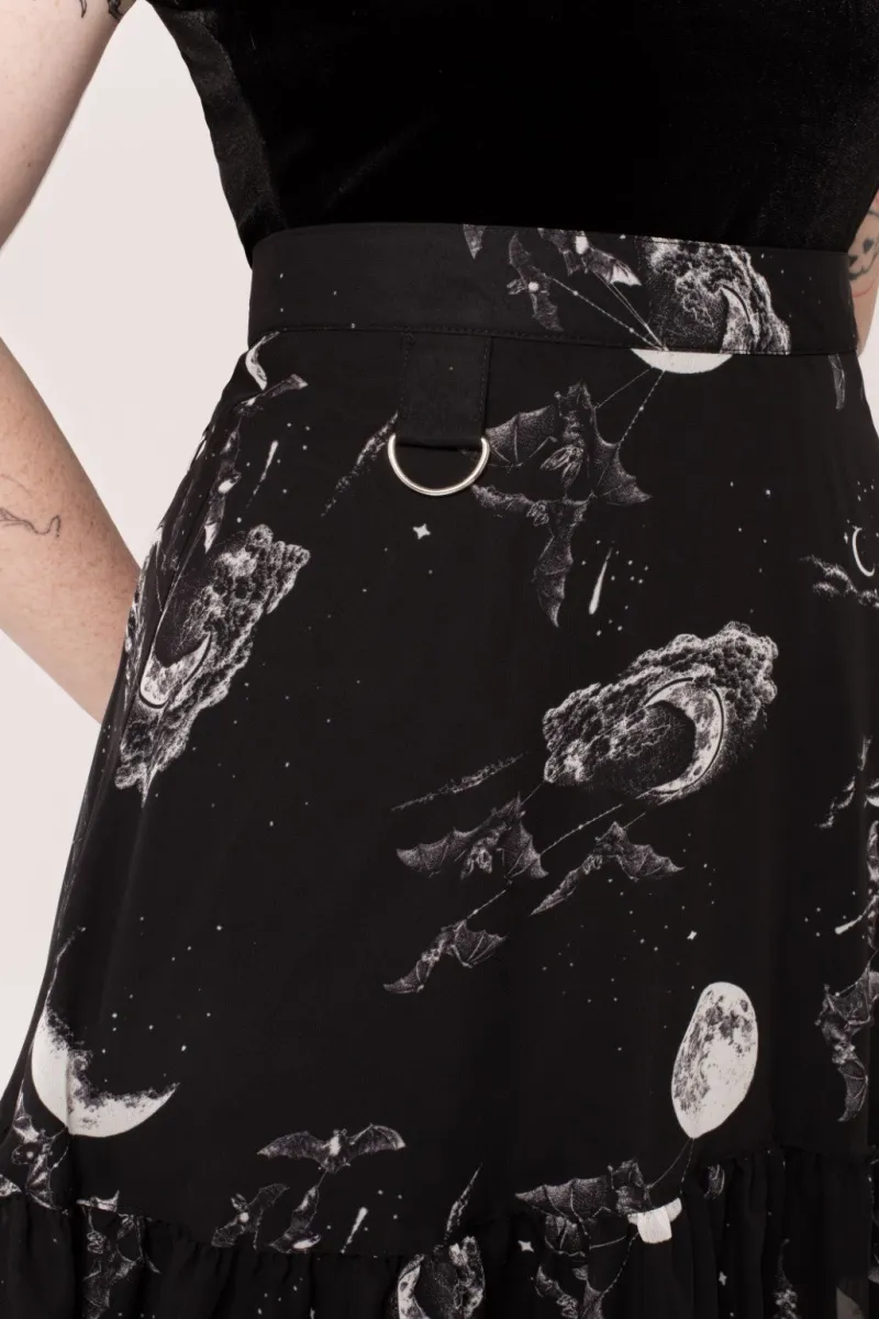 Hell Bunny Skirts|Skirts>Over The Moon Skirt Black